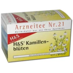 H&S Kamillentee Filterbeutel, 20X1.5 g