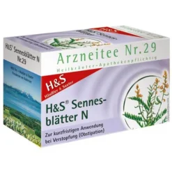 H&S Sennesblätter N Filterbeutel, 20X1.0 g