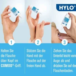 HYLO COMOD Augentropfen , 2X10 ml