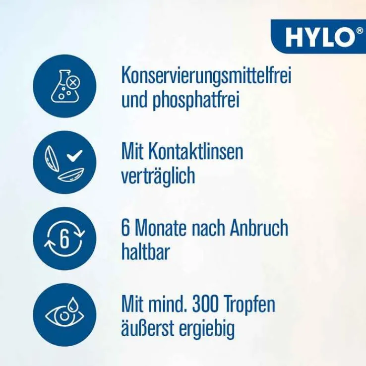 HYLO GEL Augentropfen, 2X10 ml