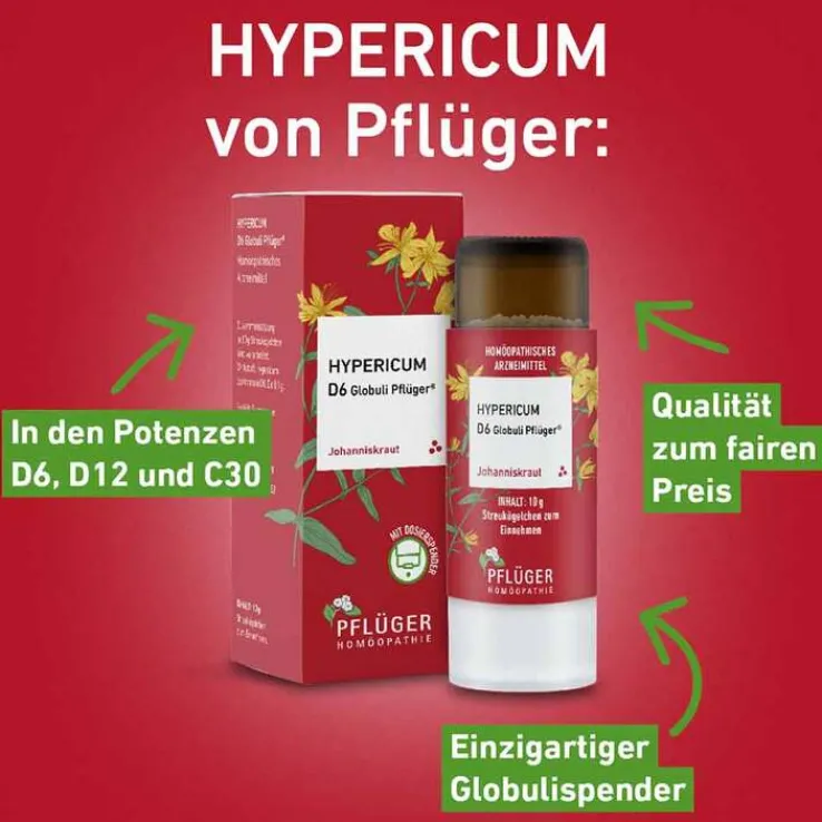 Hypericum C30 Globuli Pflüger Dosierspender, 10 g
