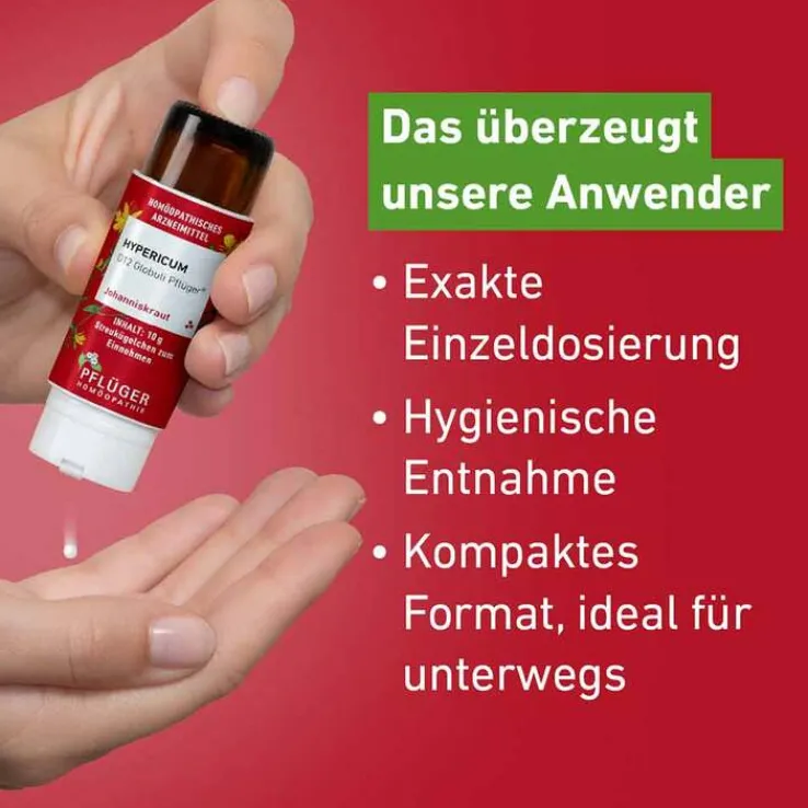 Hypericum D12 Globuli Pflüger Dosierspender, 10 g