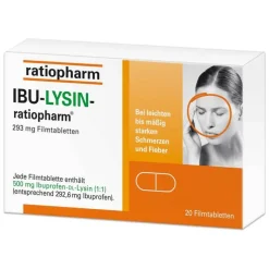 IBU-LYSIN-ratiopharm® 293 mg Filmtabletten, 20 St