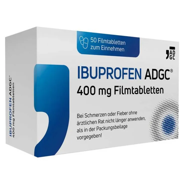 IBUPROFEN ADGC® 400 mg Filmtabletten, 50 St