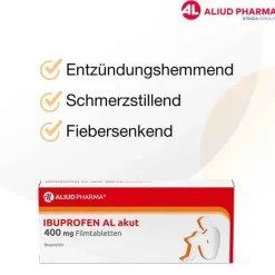 IBUPROFEN AL akut 400 mg Filmtabletten, 50 St