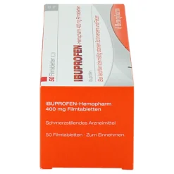 Ibuprofen Hemopharm 400 mg Filmtabletten, 50 St