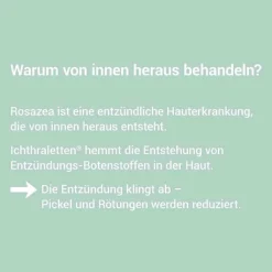 Ichthraletten® 200 mg Tabletten bei Rosazea, 84 St