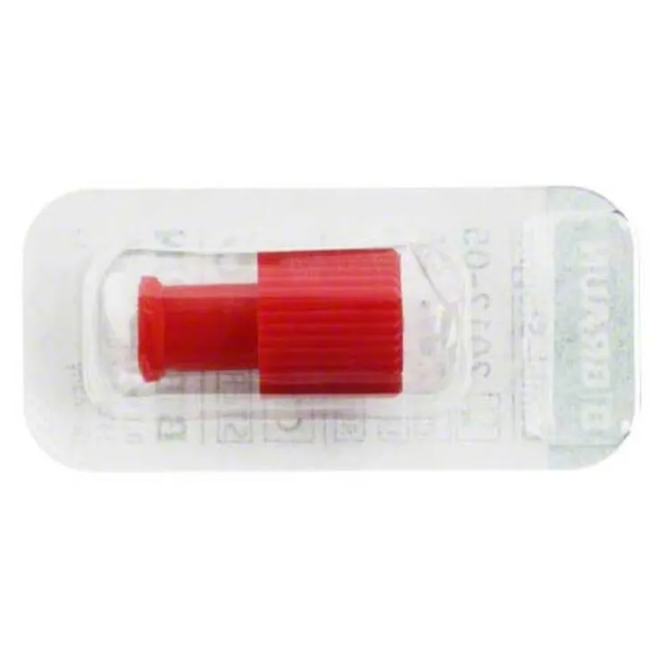 Infusionszubehör Verschlusskonus Combi rot, 1 St
