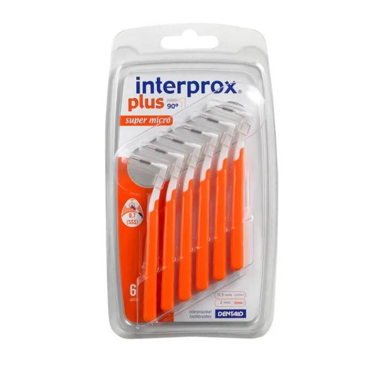 Interprox plus super micro orange Interdentalbürste, 6 St