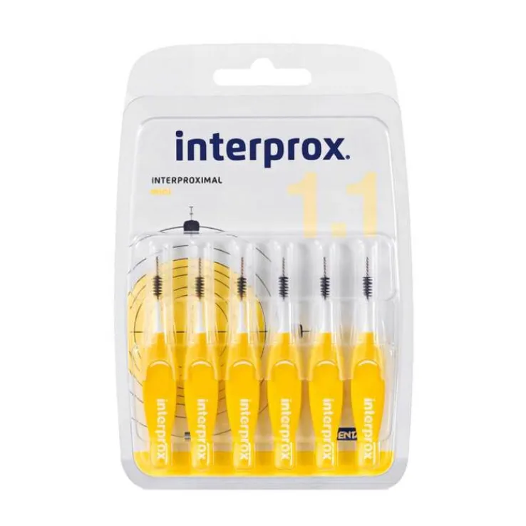 Interprox reg mini gelb Interdentalbürste Blister, 6 St
