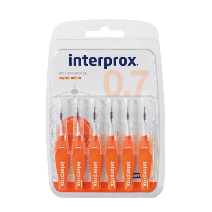 Interprox reg super micro orange Interdentalbürste Blister, 6 St