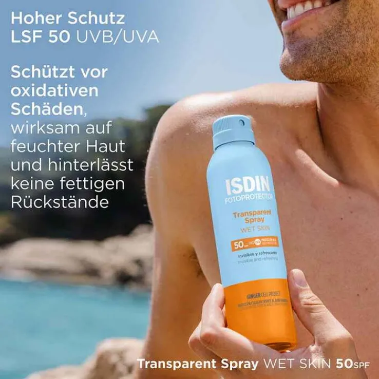 ISDIN Fotoprotector Wet Skin Spray LSF 50, 250 ml