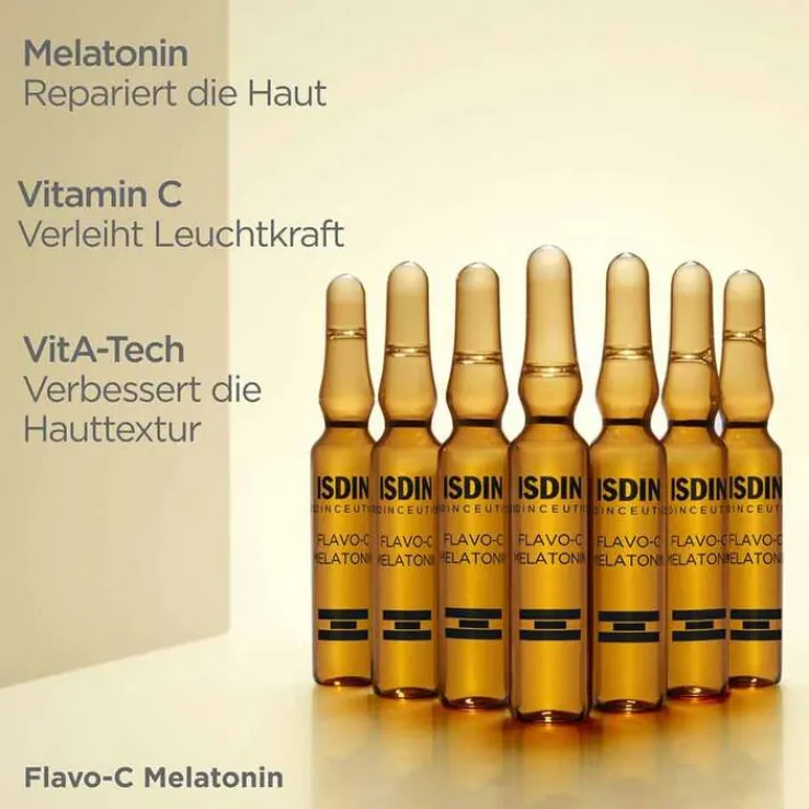ISDIN Isdinceutics Flavo-C Melatonin Serum Ampulle , 10X2 ml
