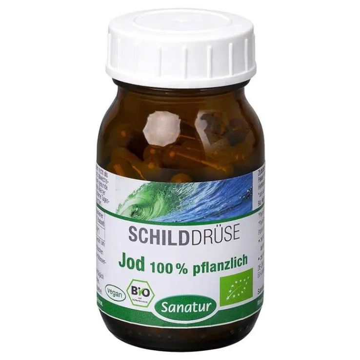 Jod 100% pflanzlich Bio Kapseln, 60 St