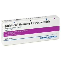 Jodetten Henning 1x wöchentlich Tabletten, 28 St