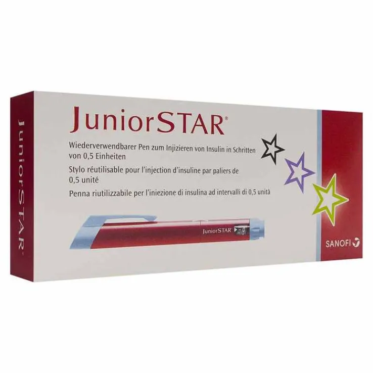 Juniorstar Injektionsgerät rot, 1 St