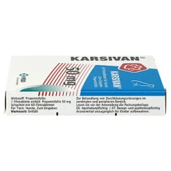 KARSIVAN® 50 mg Filmtabletten für Hunde, 60 St
