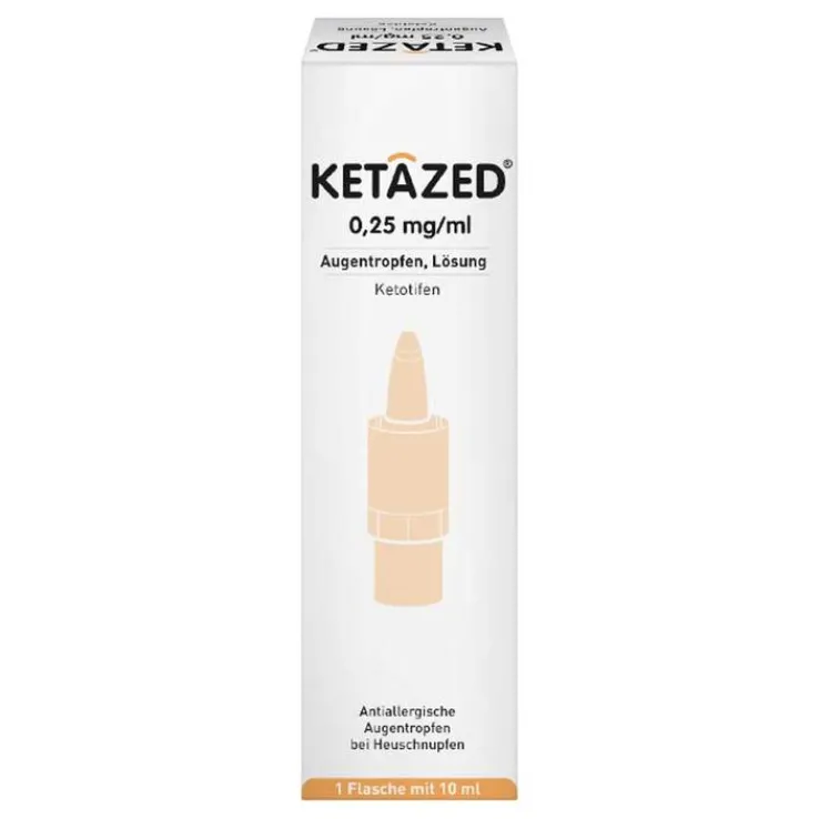 Ketazed 0,25 mg/ml Augentropfen Lösung, 1X10 ml