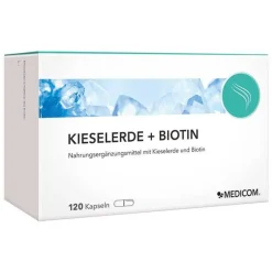 Kieselerde + Biotin Kapseln, 120 St