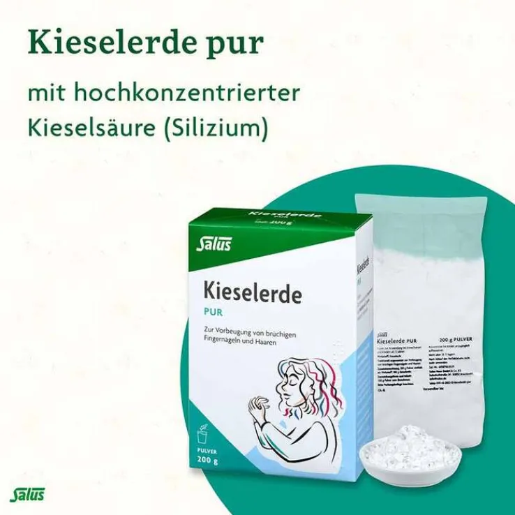 Kieselerde PUR Pulver Salus, 200 g