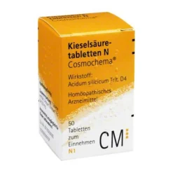 Kieselsäure N Cosmochema Tabletten, 50 St