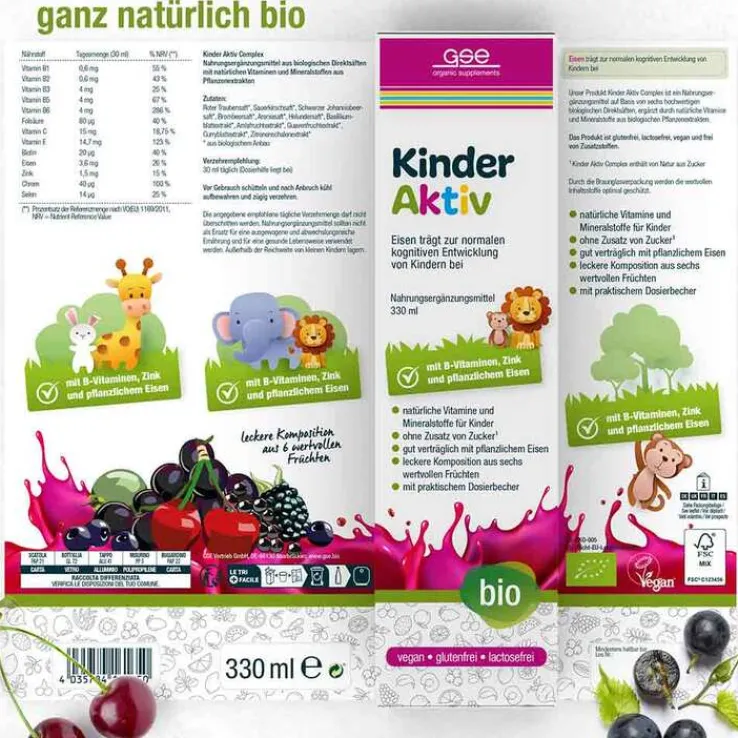 Kinder Aktiv complex Flüssigkeit zum Einnehmen, 330 ml