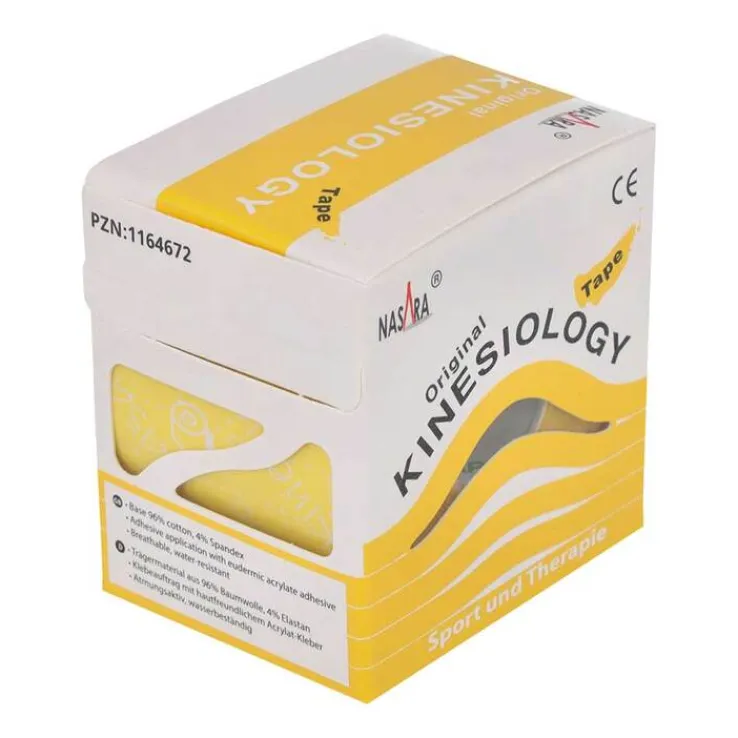 Kinesiotape Nasara 5cmx5m gelb, 1 St