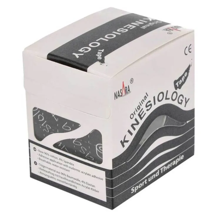 Kinesiotape Nasara 5cmx5m schwarz, 1 St