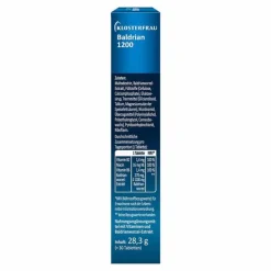 Klosterfrau Baldrian 1200 Tabletten, 30 St