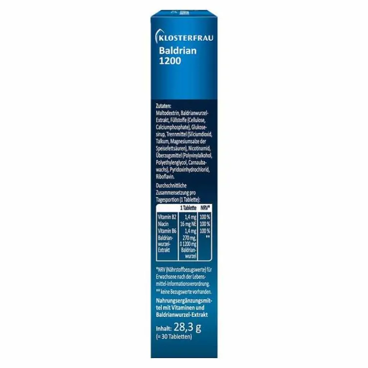Klosterfrau Baldrian 1200 Tabletten, 30 St