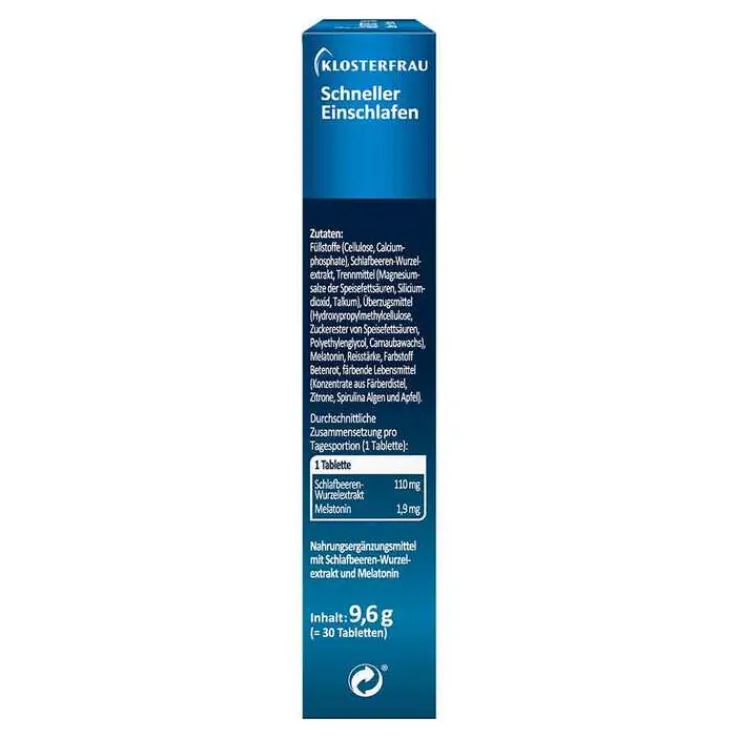 Klosterfrau Schneller Einschlafen Tabletten, 30 St