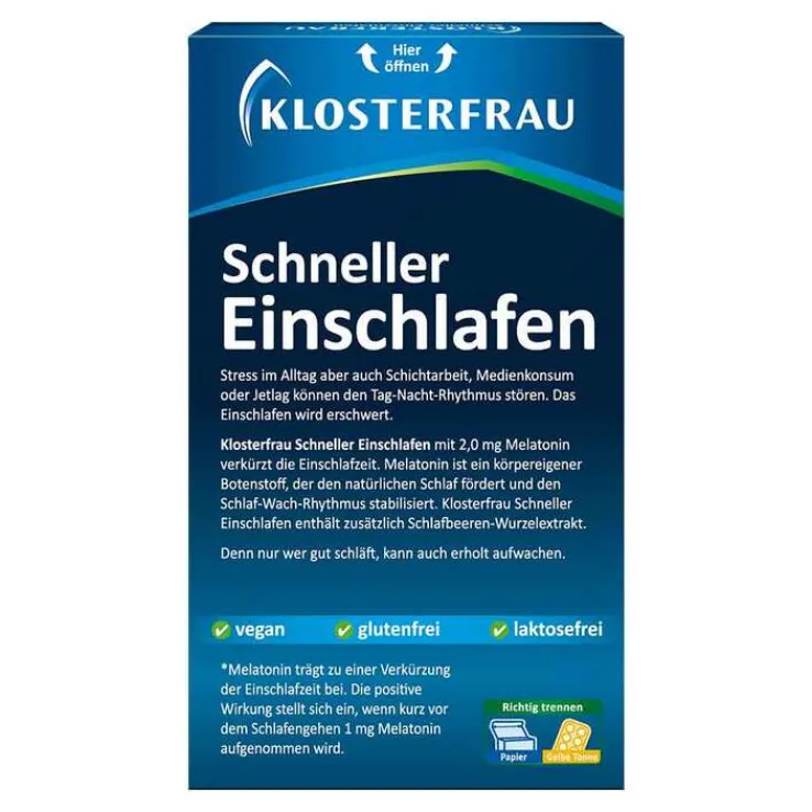Klosterfrau Schneller Einschlafen Tabletten, 30 St
