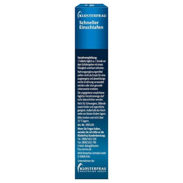 Klosterfrau Schneller Einschlafen Tabletten, 30 St