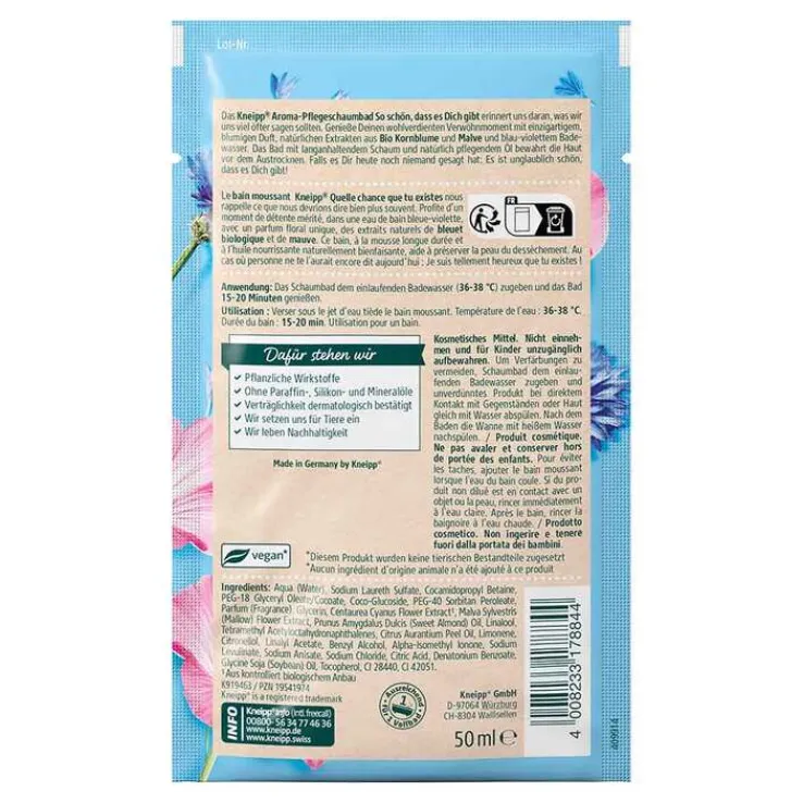 Kneipp Aroma-Pflege Schaumbad So schön dass es dich gibt, 50 ml