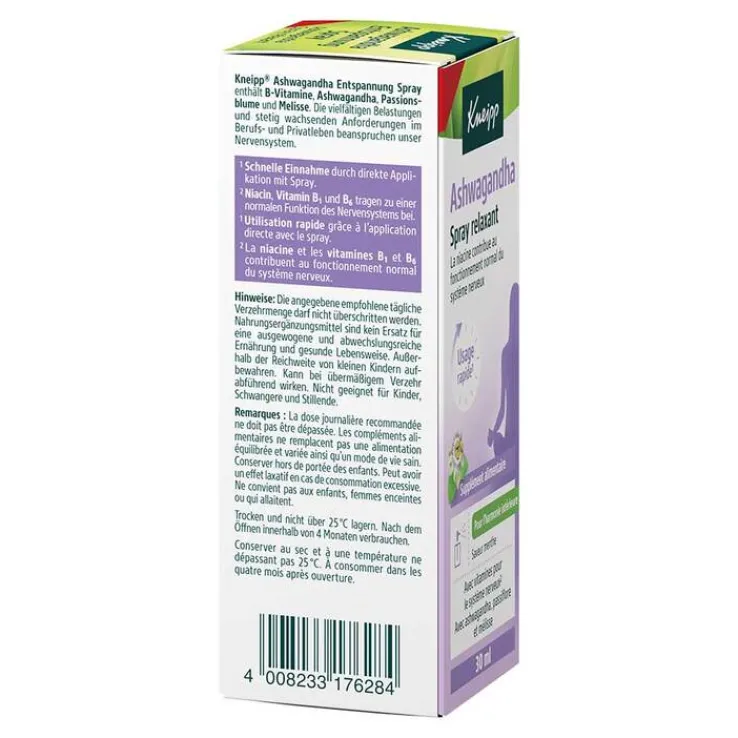 Kneipp Ashwagandha Entspannung Spray, 30 ml