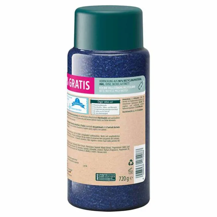 Kneipp Badekristalle Tiefenentspannung Patchouli, 720 g