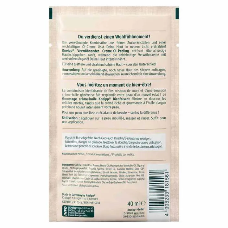 Kneipp verwöhnendes Creme-Öl-Peeling, 40 ml