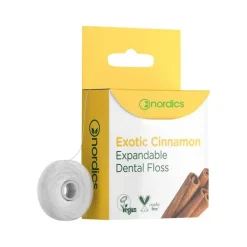 Öko Zahnseide Pla variable Breite mit Zimt Nordics, 1 St