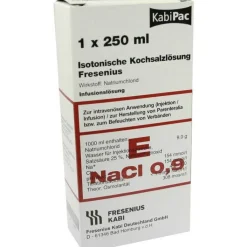Kochsalzlösung 0,9% Plastikflasche Fresenius, 250 ml