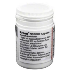 Kreon 10.000 Hartkapseln mit magensaftresistent überzogene Pellets, 100 St