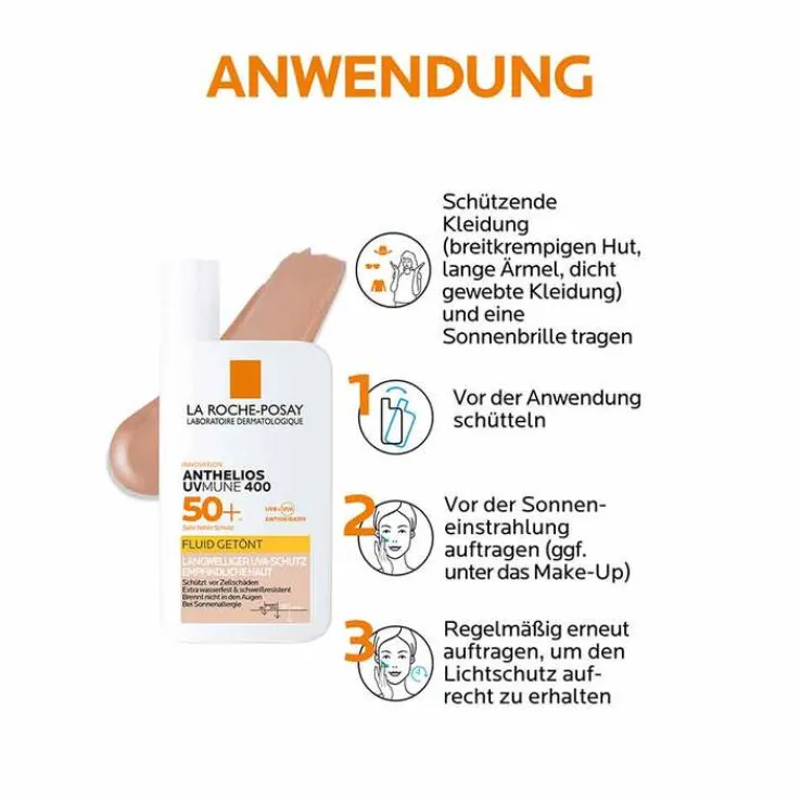 La Roche Posay Anthelios Invisible Fluid getönt UVMune LSF50 + , 50 ml