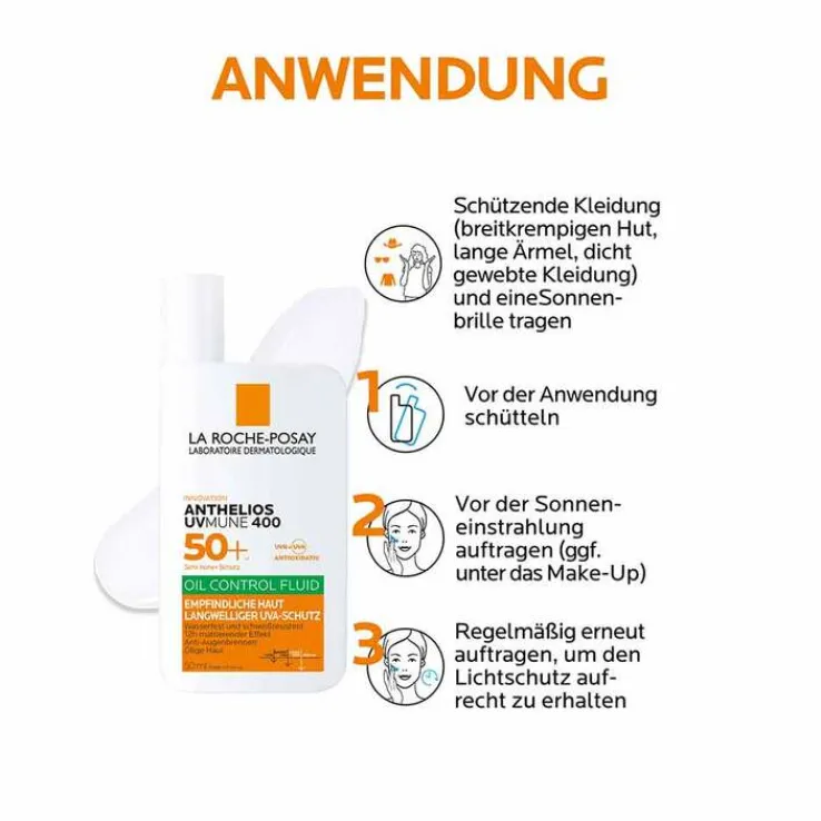 La Roche Posay Anthelios Oil Control Fluid Uvmune 400, 50 ml