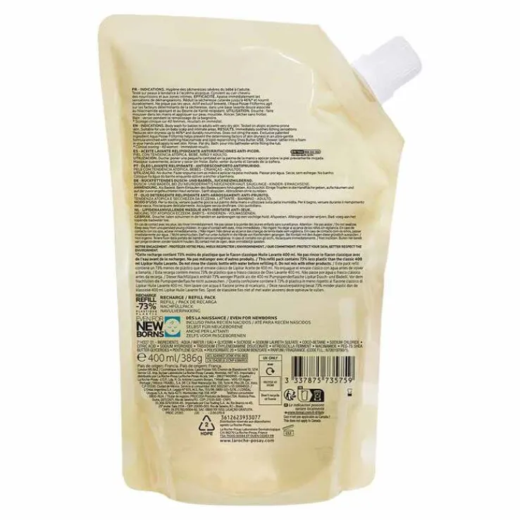 La Roche-Posay Lipikar Dusch- und Badeöl AP + , 400 ml
