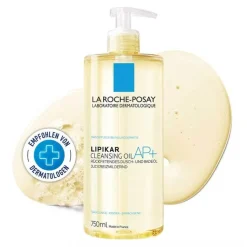 La Roche-Posay Lipikar Dusch- und Badeöl AP + , 750 ml