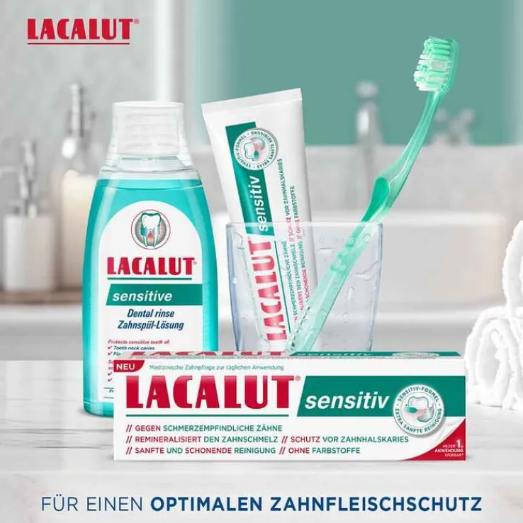 Lacalut sensitiv Zahncreme, 75 ml
