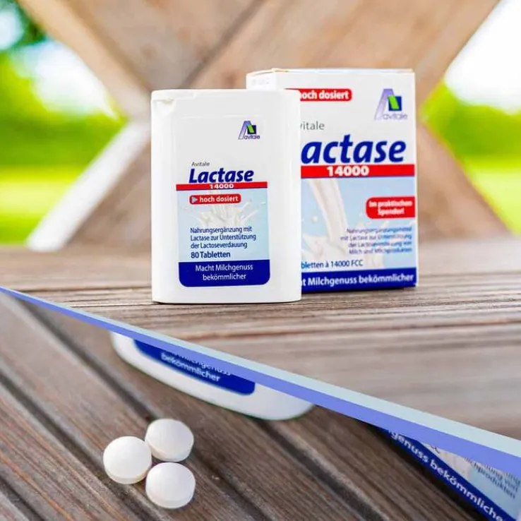 Lactase 14000 FCC Tabletten im Spender, 80 St