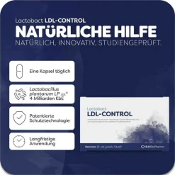 Lactobact LDL Cholesterin Control magensaftresistente Kapseln, 90 St