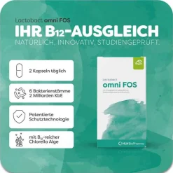 Lactobact omni Fos magensaftresistente Kapseln, 60 St