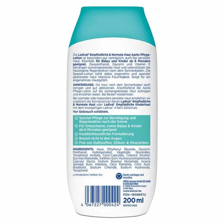 Ladival empfindliche + normale Haut Apres Lotion, 200 ml