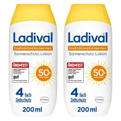 Ladival empfindliche & normale Haut Lotion LSF 50 +, 2x200 ml